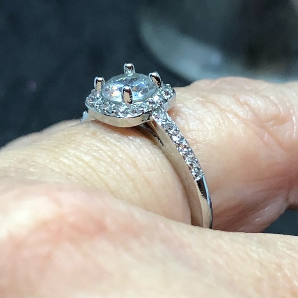 High quality cz sterling silver plated ring - Picture 5 of 8